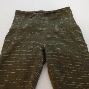 Zella Capri Legging Olive Green